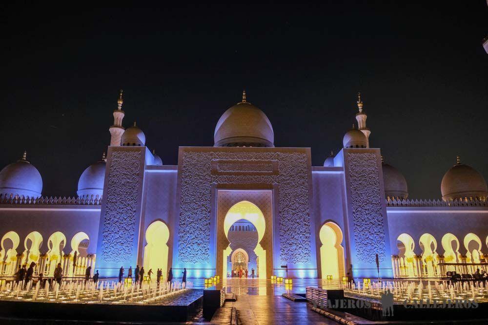 Noche en la Mezquita Sheikh Zayed